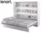 Smart seng hvit høyglans 160x200 horisontal Bed Concept BC-14